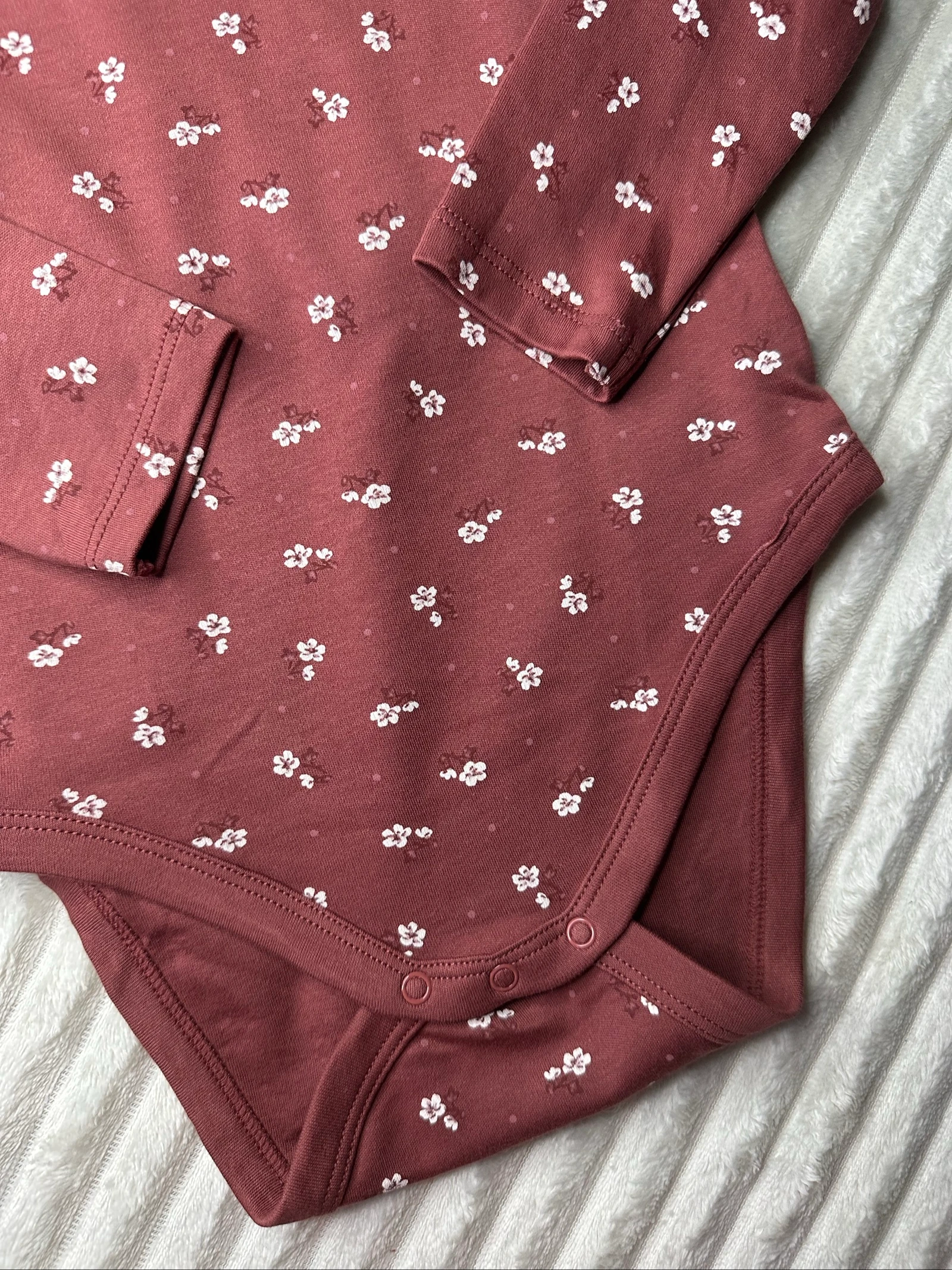Body 24-36 maanden lange mouwen C&A roze met bloemen – photo 3
